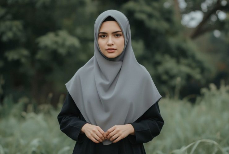 Warna Jilbab yang Cocok untuk Kaos Hitam