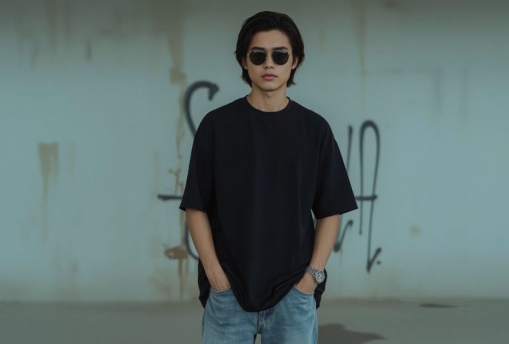 Kaos Oversize Outfit yang Cocok untuk Cowok Skena 2025